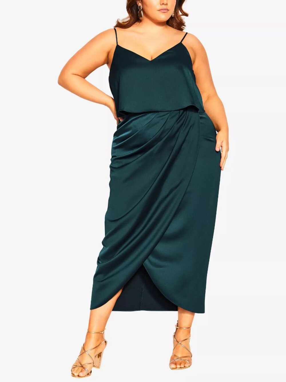 City Chic Women's 12 Black Baby Frill Dress - $159 Retail - NWT - 60% off